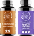 Hippie saudável feliz ir com o fluxo menopausa apoio e ser aterrado alívio de estresse