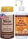 Natural Dog Company Healthy Skin Bundle, Suporta Pele Saudável e Alivia Seco, Pele Comichão, Alergia Alívio para Cães