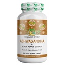 Orgânico Veda Ashwagandha Suplementos, 1500mg - Ashwagandha Cápsulas com Extrato de Pimenta Negra - Feito de Puro 100% orgânico Ashwagandha Root - Suporte de humor Suplemento e Energia, 120 Veggie