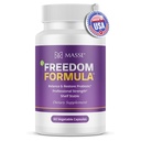 Candida Freedom Massey Medicinals Colon Cleanse Pills - Artesanato Digestivo para Vida Vibrante - Gut Health Probiotic Complex - 60 Cápsulas