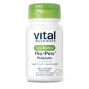 Nutrientes Vitais Pro Animais de estimação Probióticos para cães e gatos Probióticos para a Saúde Digestiva, Gut Health, Diarréia Ocasional* □ Saboroso sabor de carne □ Não-GMO □ Hiperbióticos □ 60 Micro Tablets