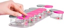 Sagely SMART XL Organizador de pílulas semanais - extra grande 7 dias AM / PM caixa de pílulas 2 vezes por dia com aplicativo de lembrete gratuito (Grande o suficiente para caber óleo de peixe, óleo de fígado de bacalhau, suplementos de vitamina D e vitaminas) (Pink / cinza)