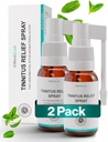 Medilisk Tinnitus Alívio Spray – Suporta Alívio do zumbido para Ringing Ears – Herbal Ear Care Products – Tratamentos do zumbido Prevenção – Não-esteroide e hipoalergênico – 1 Fl Oz – Pacote de 2