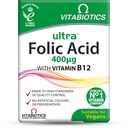 Vitabióticos Ácido Fólico Ultra 400ug com vitamina B12. 60 Comprimidos