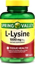 Spring Valley - L-Lysine 1000 mg, 100 Comprimidos