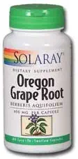 Solaray Oregon Grape Root - 400 mg - 100 Cápsulas