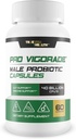 Probiótica Vigorade - Pro Vigorade Cápsulas masculinas Probióticas - Apoio à Saúde Masculino Fórmula Probiótica - Suporte a Gut - Suporte Imune Natural - 40 bilhões de UFC de Probióticos de Apoio à Saúde Premium