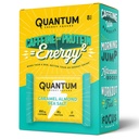 Quantum Energy Square: Barra de Energia com Cafeína e proteína 10g. Delicioso lanche saudável no go. (Vegan, sem glúten, sem soja, sem leite) (Sal do mar de amêndoa de caramel)
