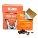 MeltinStripsTM tiras de energia com 40mg de cafeína, 20mg de Ashwagandha & Vitamina B12