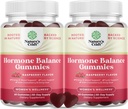 Equilíbrio hormonal para as mulheres chicletes de todas as idades - Suplemento de apoio PMS para as mulheres para regular o ciclo menstrual e equilíbrio hormonal Menopausa & Mood Swings com vitamina B6 & Dong Quai - 60 Mastigações - 2 pacote