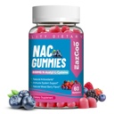 NAC Gummies 800mg, N-Acetil Cysteine Suplemento, NAC Suplemento para sistema imunológico e antioxidante, Não-GMO, Sem glúten, Vegan - 60 Condes