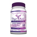 ThyrAid - Suplemento de tireóide - Iodine, Kelp, Ashwagandha - Vegan - 1 garrafa (3 Mês de Fornecimento, 180 Cápsulas)
