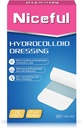 10 contagem de bandas de hidrocolóide Grande, 2" x 4" Dressing de ferida hidrocolóide Extra fino para exsudato de luz, bandas de gel hidrocolóide Cura rápida