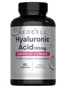 NeoCell Cápsulas de Ácido Hialurônico, Lubrificante Essencial, Suporta Hidratação de Tecido, Glúten Livre, 60 Contagem, 1 Garrafa