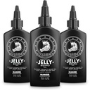 Bossman Jelly Beard Oil for Men - 3 Pack (12 onças no total, nu - sem cheiro) - suaviza, hidrata e condições com ingredientes naturais