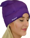 Magic Gel Enxaqueca de Gelo Enrolada - Enxaqueca Real & Alívio de Dor de Cefaleia O Original Cap Cefaleia, Frio, Confortável, Escuro & Cool; Endoso por Médicos, Amado por Milhares - Roxo