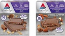 Atkins Endulge Trate Bares, Crunchalicious & Ammond Craze Flavors, 1-2g de carboidratos líquidos, 1g de açúcar, Boa fonte de fibra, Keto Friendly, 16 Contagem
