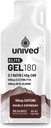 Gel Elite Unived 180-2:1 Razão de carboidratos simples e complexos com Beta Alanine & Eletrólitos Essenciais - para atletas de resistência Corredores e Ciclistas -180kcal - Espresso duplo - 100mg Cafeína - Pacote de 6