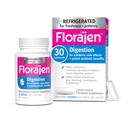 Florajen Digestion Probióticos, Gut Health Supplement com Obstipação e Bloating Alívio para Adultos, 30 Count (Refrigerado)