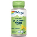 SOLARAY St Johns Wort 325 mg Total Aéreo - Saúde e humor Suporte Suplemento - 60-Dia Dinheiro de volta Garantia - Não-GMO, Vegan, Lab Verificado (100 CT)