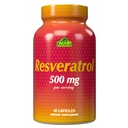 Resveratrol 1000mg por Alfa Vitaminas - Antioxidante poderoso, Ajuda a prevenir danos celulares - Suporta a função cerebral, saúde cardiovascular, metabolismo, efeitos anti-envelhecimento - 60 Cápsulas