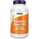 Now Supplements, Pumpkin Seed Oil 1000 mg com ácidos gordos essenciais e fitoesteróis, prensados a frio, 200 Softgels