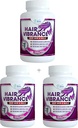 Cabelo Vibrance Cabelo Pele e unhas Vitaminas - Doutor Formulado com 15000mcg Biotina para o crescimento do cabelo e 23 Vitaminas de crescimento do cabelo para Longo brilhante Full Hair Skin Nails e Cílios (3 Pack)