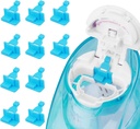 Silicone Saltwater Pods Refils Acessórios Compatíveis com Navage Nasal Care - Save Saltwater Pods for Easy Operation (10 Pack-Blue)