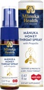 MANUKA SAÚDE, Manuka Honey Throat Spray com Própolis .67 fl oz, Protects & Freskens, MGO 400+, BIO30 New Zealand Própolis
