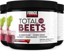 FORCE FACTOR Total Beets Superfood Raiz de beterraba em pó 3-Pacote, Nitratos para apoiar a circulação, fluxo de sangue, óxido nítrico, energia, resistência, resistência, cardiovascular coração saúde Suplemento, 90 Servings