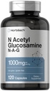Horbaach N-Acetil Glucosamina 1000 mg – 120 Cápsulas – Comprimidos Suplemento N-A-G – Não-GMO e Glúten Grátis