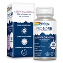 SOLARAY Ashwagandha Cápsulas 18X Absorção - Ashwagandha Raiz e Extrato de Folha 240 mg - Estresse ocasional alívio e suporte de humor Suplemento - Vegan, 60-Day Garantia - 30 Servings, 30 VegCaps