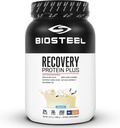 BIOSTEEL Recovery Protein Plus Powder Supplement, Grass-Fed e não-GMO Formula, Vanilla, 27 Servings
