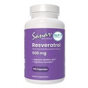 Sanar Naturals Resveratrol Suplemento 500 mg – Suporta Envelhecimento Saudável, Função Cognitiva, e Saúde do Coração - Planta Based Trans Resveratrol - Vegan, Não-GMO, 120 Cápsulas