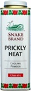 Snake Brand Pickly Heat Cooling Powder for Everyday Use - Anti-Chafing, Alívio Erupção de calor, Clássico cheiro original (9.9 Oz / 280g)