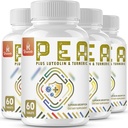1500 MG Palmitoiletanolamida com Luteolina 98% e Turmérica, Alta Absorção, Suplemento de Ervilha Micronizada para Gestão de Desconforto- EUA Made - 240 Comprimidos