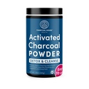 Charcoal House Detox & Cleanse USP Shell de coco grau médico ativado pó de carvão para limpeza natural e saúde - com alta capacidade de atuação Adsortiva e rápida - 12 oz - 1 Qt