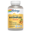 SOLARAY Vitamina B-Complexo 250mg sabor laranja natural □ Cabelo saudável, pele, função imunitária e suporte de metabolismo □ Lab verified 50 Mastigables