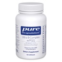 Encapsulamentos puros Ultra B-Complexo com PQQ; Suplemento de vitamina B para apoiar nervos, células, metilação e saúde mitocondrial*