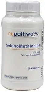 SelenoMetionina 100 Cápsulas Contém 200 mcg de Selenium biodisponível por Cápsula.