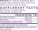 NAOMI NAC 600mg com quercetina para suporte imunológico e respiratório, respiração normal, conforto nasal e ocular, função sinusal e respiratória, 60 Cápsulas