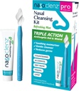 Pro: Kit de limpeza nasal – Gentil Varinha & Gel Antisséptico nasal, Limpador de Nariz e Moisturizer Nasal para Nariz Seco & Alívio Sinus (Contagem de 1 Mint, até 120 usos)