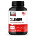 Força Fator Selenium Imune Suplemento de suporte, Selenium 200mcg Cápsulas para apoiar a defesa imunológica, Imunidade Suplemento, Vegan, Não-GMO, 120 Cápsulas