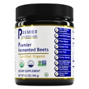Premier Research Labs Premier Fermented Beets - Beterraba Raiz Pó Fermentado, Orgânico Fermentado Beterraba para Homens e Mulheres, Beterraba, Nitratos, Suporte à Pressão Arterial, USDA Organic - 6,3 Oz Jar