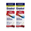 Emetrol Relevo de Náusea Líquida Não Afogado - Medicina do Estômago Perturbada - Farmacêutico Relevo de Náusea Recomendado - Cherry Flavor - 4fl oz, 2 Pack
