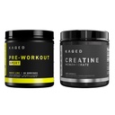 Kage pré-esportivo pré-treino em pó Mango cal Creatina Monohidrato em pó Micronizado Bundle, Energia & Muscle Recovery Supplement Pack, 20 Servings pré-treino + 100 Servings Creatina