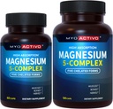60ct + 120ct - Complexo de magnésio MyoActivo 5-in-1 - Alta Absorção - Magnésio Quelado