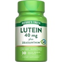 Nature's Truth Lutein e Zeaxanthin Supplement (suplemento de 40mg) 30 Softgels (sem OGM e sem glúten)