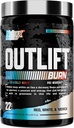 Nutrex Outlift Burn Pre-workout Supplement for Energy, Focus & Endurance (Metabolito, L-Citrulina, Beta-Alanina e Cafeína) Fórmula termogênica para Performance(22 Servings, Red White Merica)