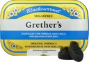 Pastilhas de groselha preta sem açúcar - Alivio natural da boca seca - Garganta calmante e voz saudável - Presente para cantores - 3,75 oz. 1 pacote
